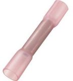 TRU COMPONENTS 1572151 Stootverbinder Met krimpkous 0.50 mm² Volledig geïsoleerd Transparant 50 stuk(s)