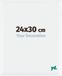 Your Decoration Cadre photo 24x30 cm MDF Blanc mat Catania