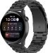 By Qubix Qubix - Stalen schakelband voor Garmin Forerunner 970 / 570 (47mm) / 255 - Zwart - 22mm