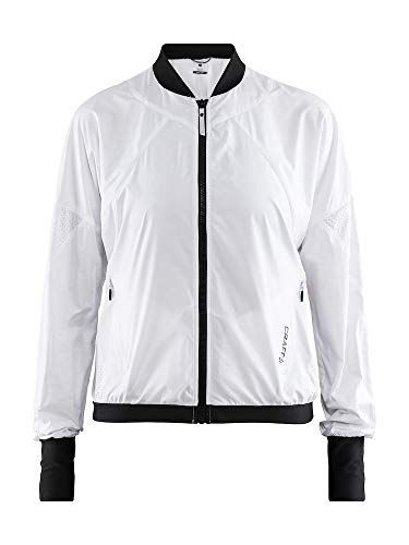 Craft Dames Charge trainingsjack - wit, zwart