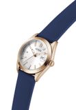 Guess Alice Quartz Analoog Horloge Blauw Kast Gemaakt Van 100% Roestvrij Staal En Een Armband Van 100% Siliconen 32 GW1033L1, GW1033L2, GW1033L4
