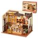 BTDG161 Miniatuur poppenhuis bouwpakket - Doe-het-zelf set - Meubels - LED-verlichting - Plastique - À partir de 14 ans