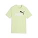 PUMA Shirt 'Essentials Colour No.1' lichtgroen / zwart / wit