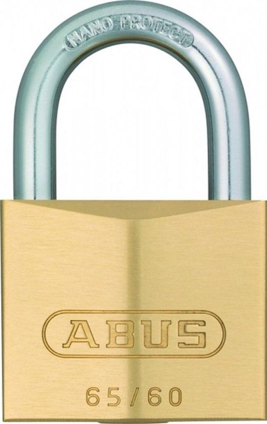 ABUS Hangslot gelijksluitend 65 40Mm Sl6403 Messing
