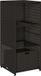 vidaXL Tuinkast 50x55x115 cm poly rattan zwart