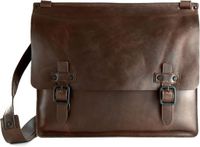 Harold's Leren Business tas Schoudertas Aberdeen Messengerbag Brown