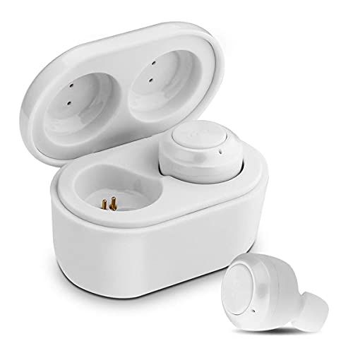 Platinet Bluetooth hoofdtelefoon V5.0 met oplaadbox, wit