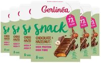 Gerlinea Repen Chocolade & Hazelnoot - 6 x 8 x 102 gr - Voordeelverpakking