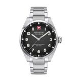 Swiss Military Hanowa SMWGG0001503 Greyhound Heren Polshorloge - Zwart - Staal