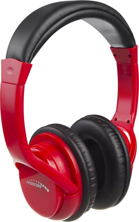 Audiocore - Draadloze bluetooth in-ear hoofdtelefoon V5.1 / 200mAh / Werktijd 3-4 uur - Rood rood