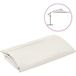 Tissu de remplacement pour parasol déporté blanc sable 300 cm