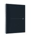 Oxford Origin A4+ Spiraalblok - 70 vel - Zwart - Geruit