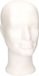 Merkloos Moebius Creativ Piepschuim hoofd/kop - wit - 33 cm - man/jongen - Hobby/DIY materiaal - Pashoofd/paspop hoofd
