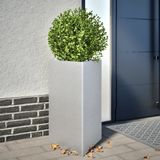vidaXL Plantenbakken 2 stuks Driehoek Gegalvaniseerd Staal 50x43x75 cm