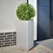 vidaXL Plantenbakken 2 stuks Driehoek Gegalvaniseerd Staal 50x43x75 cm