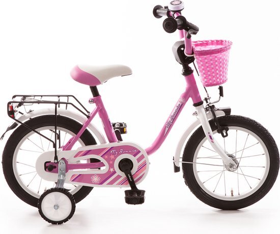 Bachtenkirch My Bonnie kinderfiets 14 inch roze