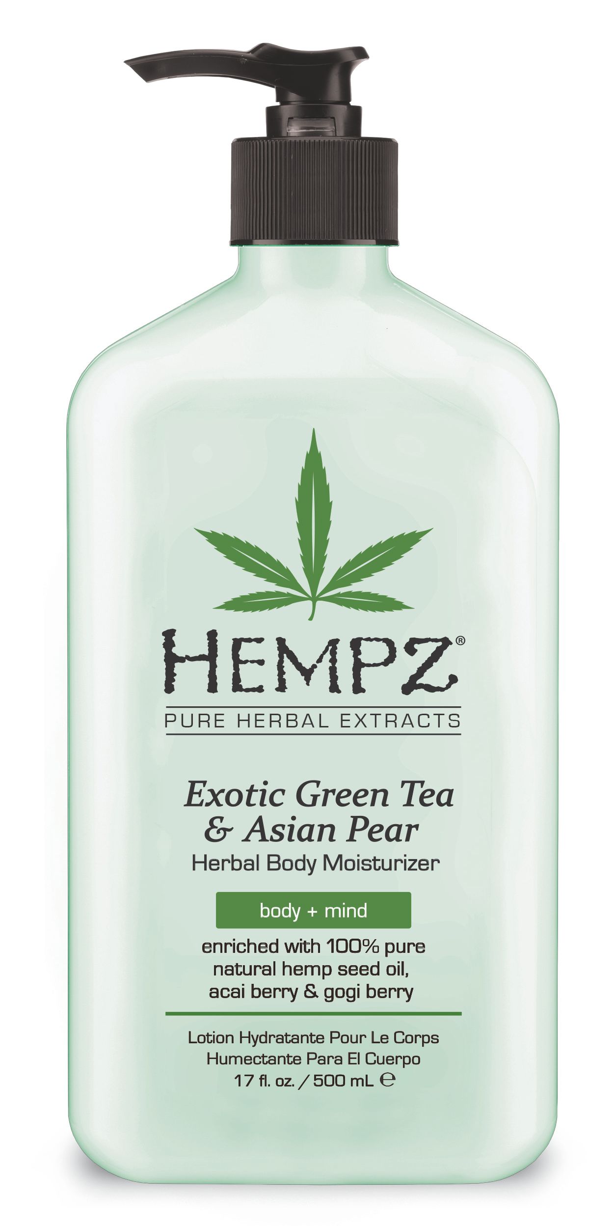 Hempz Herbal Moisturizer Exotic Green Tea & Asian Pear 500ml