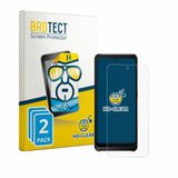 BROTECT - Screenprotector voor Sunmi P3 Air - Folie Beschermfolie transparant 2 Stuks
