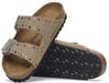Birkenstock Arizona Rivet Suède N Unisex Volwassenen Taupe Leer