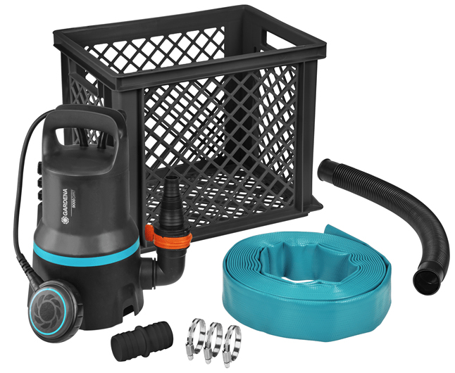 Gardena Flood Set 9000 - 300W - 9000 L/u - Drainage Pump