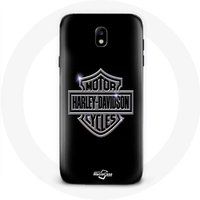 Harley Davidson Maniacase Hoesje voor Samsung Galaxy J3 2017 motoren logo