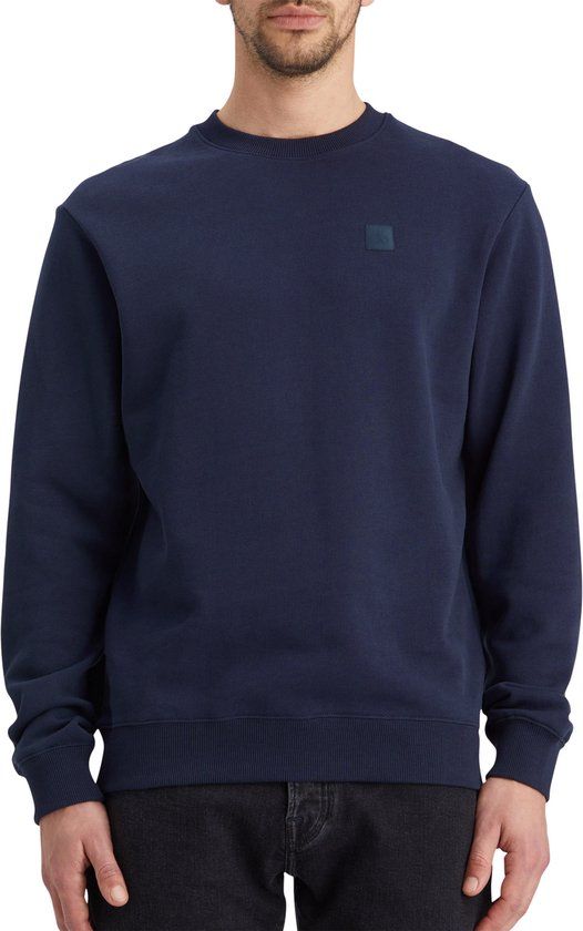 Scotch & Soda CORE - LOGO SWEATSHIRT Heren Trui - Night - Maat S