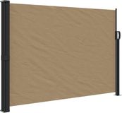 vidaXL Windscherm uittrekbaar 140x600 cm taupe