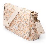 SUAVINEX Schoudertas voor kinderwagen, grote capaciteit, verstelbare handgrepen, klep en ritssluiting, waterdicht, met binnenzakken, bloemenpatroon