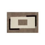 Spirella Braun Collectie Anela badmat 60 x 90 cm 100% polyester