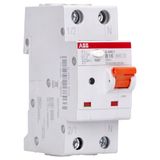 ABB Stotz S & J brandbeveiligingsschakelaar S-ARC1 B16 B16,6kA, 1P+N stroomonderbreker met extra apparaat