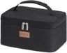 Merkloos Sacoche à lunch - Isolé Pliable Portable - Pour Hommes Femmes Pique-niques Travail - Noir 6L