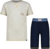 Vingino - Wiangle - Jongens - Pyjamas - Fearless grey melee - Maat 110-116