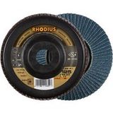 Rhodius 202618 LSZ P1 disque lamelle grain 60 inox, acier 10 pc.