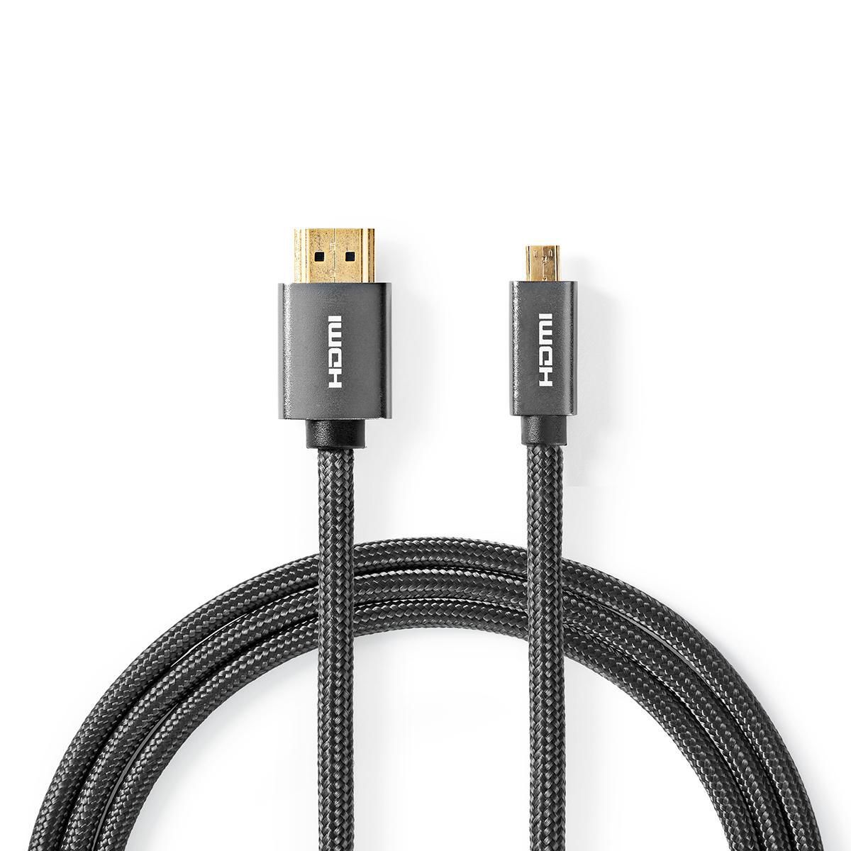 Nedis HDMI Kabel - 2 m - Grijs