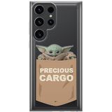 ERT GROUP mobiel telefoonhoesje voor Samsung S23 ULTRA origineel en officieel erkend Star Wars patroon Baby Yoda 030