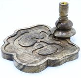 AWGifts Großer Mango Holz Räuchergefäß - Ohm 2. Stuks