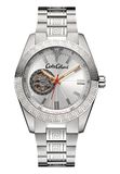 Carlo Colucci Heren analoog kwartshorloge met roestvrij stalen armband CC302-1