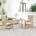 Maison Exclusive - Chaise de jardin avec coussin lot de 2 résine tressée beige