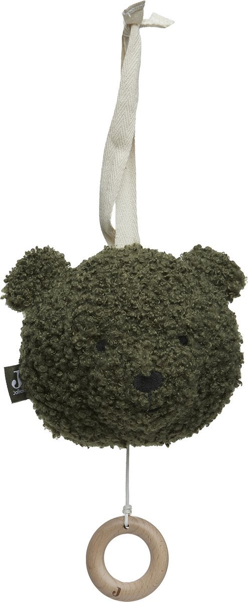 Jollein Muziekhanger Teddy Bear - Leaf Green