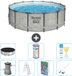 Bestway Rond Steel Pro MAX Zwembad - Steenprint - 427 x 122 cm
