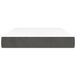 Matelas à ressorts ensachés medium 120x200x20 cm velours gris foncé
