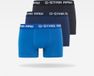 G-Star RAW Classic Trunk Clr 3pack D05095 2058 8528 Lt Nassau Blue/Imperial Blue Men's Underwear - Size M