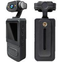 ELVANZA Pocket sportcamera 2K, uitbreidbaar met TF-kaart, draagbare recorder, zwart 32 GB