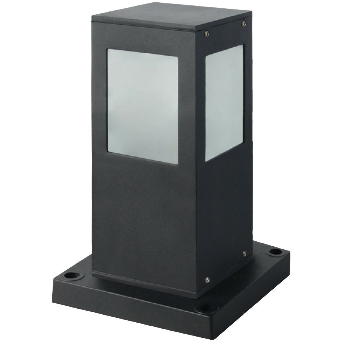 BES LED Tuinverlichting - Staande Buitenlamp Kavy 3 - E27 - 5W - Zwart - 300cm