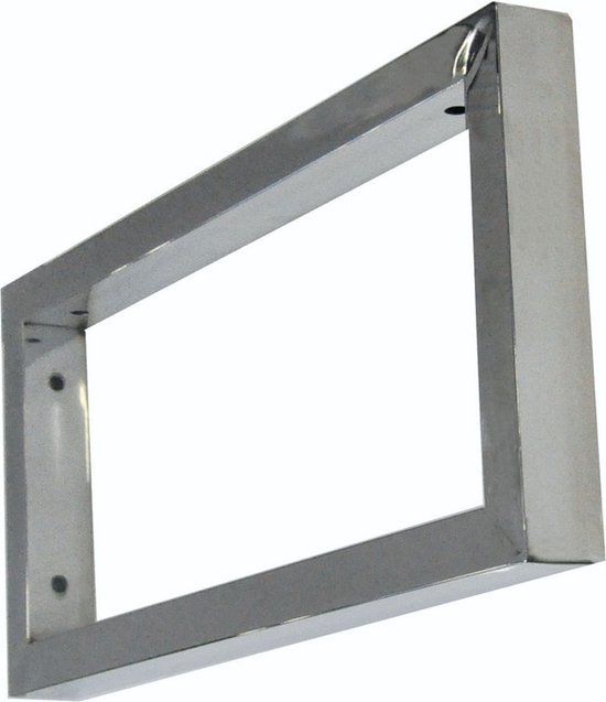 Wiesbaden Vierkante Supportbeugel 46x22x3,8cm Chroom