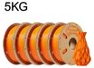 PETG filament pour imprimantes 3D - bobine de 1,75 mm - tolérance ±0,03 mm - rouleau de 5 kg - Convient aux imprimantes 3D FDM - Orange