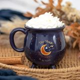 Something Different Cauldron mok "The Magic is in You" - Heksenketel mok - Hoge kwaliteit keramiek - Magnetron en vaatwasser bestendig - Midnight Blue