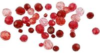 Creativ Company Facetkralen Mix Rood 250g