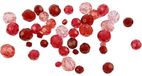Creativ Company Facetkralen Mix Rood 250g