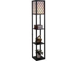Zenzee Staande Lamp - Zwart Honingraat - 160cm - E27